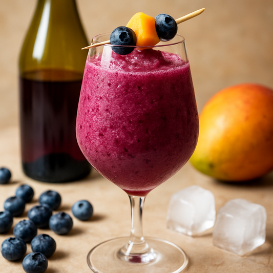 Rotwein Slushie Rezept