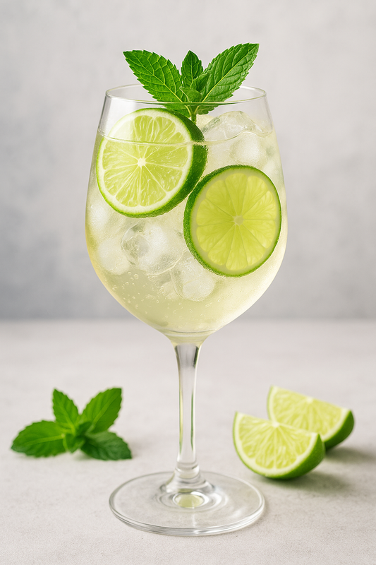 Spritzige Riesling-Minz-Fusion Rezept